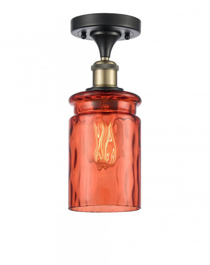 Candor 1 Light Semi-Flush Mount (3442|516-1C-BAB-G352-COR-LED)