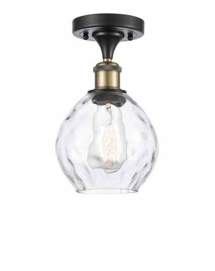 Waverly - 1 Light - 6 inch - Black Antique Brass - Semi-Flush Mount (3442|516-1C-BAB-G362-LED)