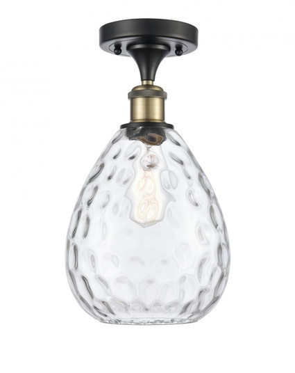 Waverly - 1 Light - 8 inch - Black Antique Brass - Semi-Flush Mount (3442|516-1C-BAB-G372)