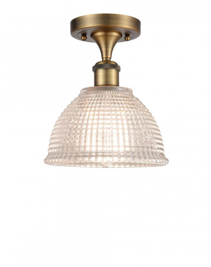 Arietta - 1 Light - 8 inch - Brushed Brass - Semi-Flush Mount (3442|516-1C-BB-G422)