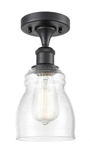 Ellery - 1 Light - 5 inch - Matte Black - Semi-Flush Mount (3442|516-1C-BK-G394)