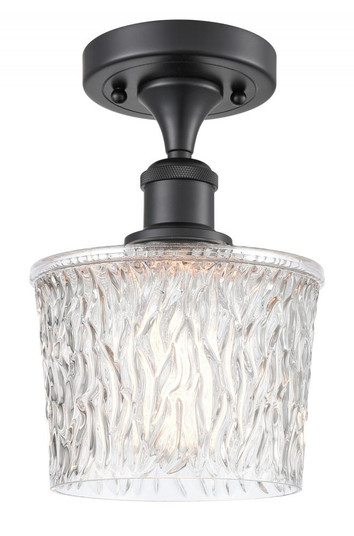 Niagara - 1 Light - 7 inch - Matte Black - Semi-Flush Mount (3442|516-1C-BK-G402)