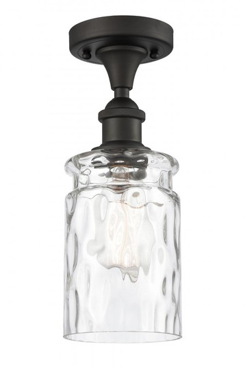 Candor - 1 Light - 5 inch - Oil Rubbed Bronze - Semi-Flush Mount (3442|516-1C-OB-G352-LED)