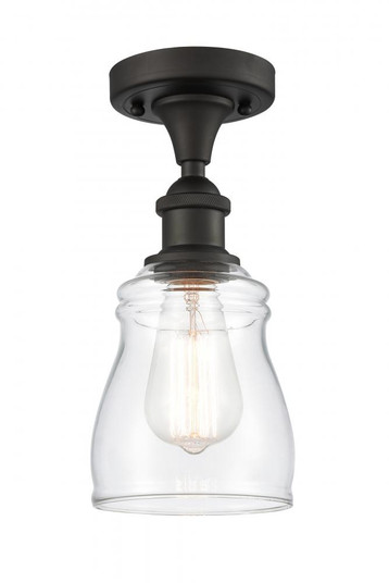 Ellery - 1 Light - 5 inch - Oil Rubbed Bronze - Semi-Flush Mount (3442|516-1C-OB-G392-LED)