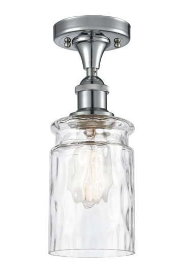Candor - 1 Light - 5 inch - Polished Chrome - Semi-Flush Mount (3442|516-1C-PC-G352)