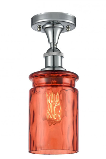 Candor 1 Light Semi-Flush Mount (3442|516-1C-PC-G352-COR-LED)