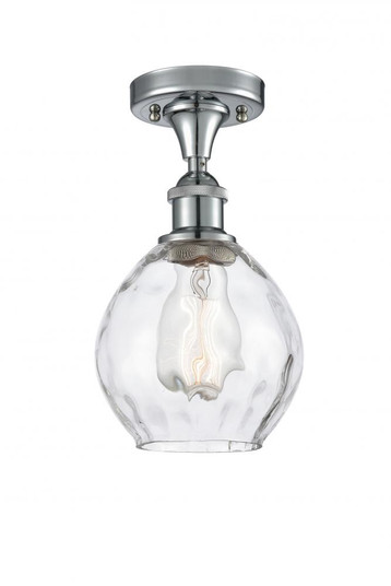 Waverly - 1 Light - 6 inch - Polished Chrome - Semi-Flush Mount (3442|516-1C-PC-G362-LED)