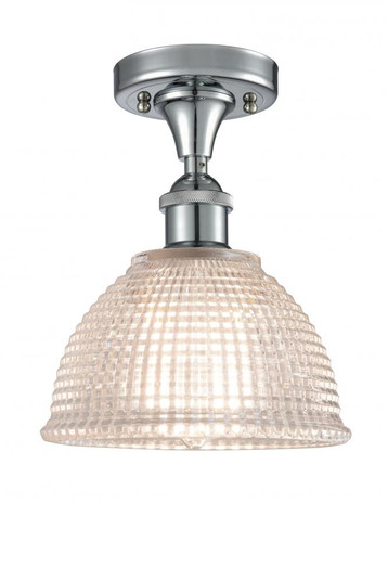Arietta - 1 Light - 8 inch - Polished Chrome - Semi-Flush Mount (3442|516-1C-PC-G422-LED)