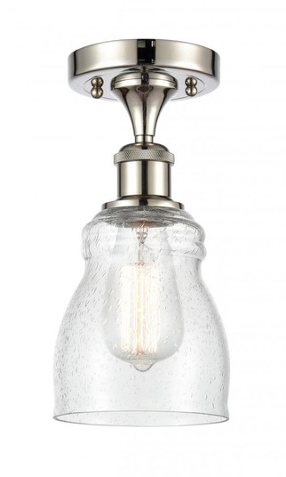 Ellery - 1 Light - 5 inch - Polished Nickel - Semi-Flush Mount (3442|516-1C-PN-G394)