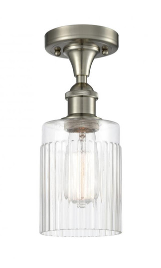 Hadley - 1 Light - 5 inch - Brushed Satin Nickel - Semi-Flush Mount (3442|516-1C-SN-G342-LED)