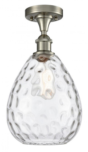 Waverly - 1 Light - 8 inch - Brushed Satin Nickel - Semi-Flush Mount (3442|516-1C-SN-G372-LED)