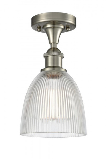 Castile - 1 Light - 6 inch - Brushed Satin Nickel - Semi-Flush Mount (3442|516-1C-SN-G382)