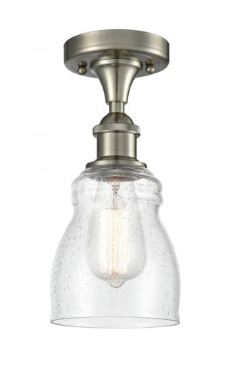 Ellery - 1 Light - 5 inch - Brushed Satin Nickel - Semi-Flush Mount (3442|516-1C-SN-G394-LED)
