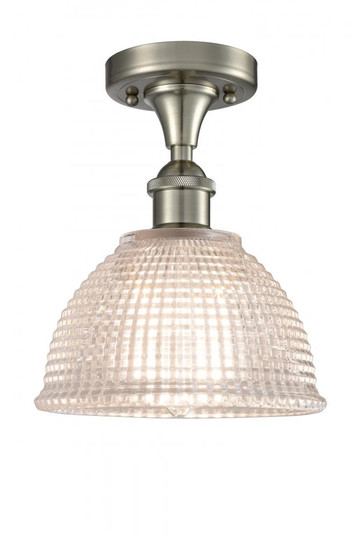 Arietta - 1 Light - 8 inch - Brushed Satin Nickel - Semi-Flush Mount (3442|516-1C-SN-G422-LED)