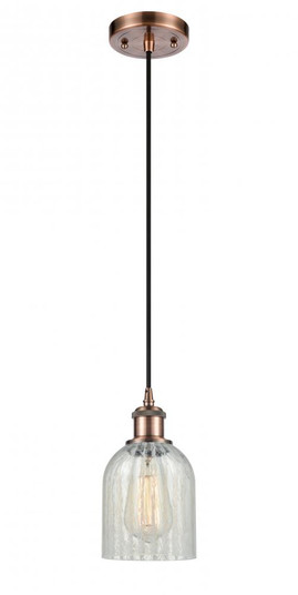 Caledonia - 1 Light - 5 inch - Antique Copper - Cord hung - Mini Pendant (3442|516-1P-AC-G2511)