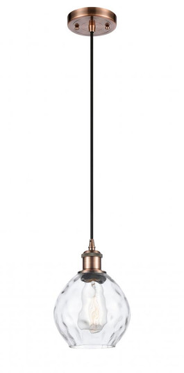 Waverly - 1 Light - 6 inch - Antique Copper - Cord hung - Mini Pendant (3442|516-1P-AC-G362)