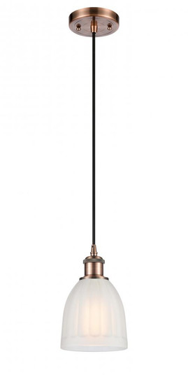 Brookfield - 1 Light - 6 inch - Antique Copper - Cord hung - Mini Pendant (3442|516-1P-AC-G441-LED)