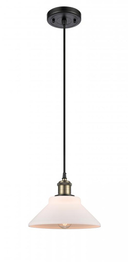 Orwell - 1 Light - 8 inch - Black Antique Brass - Cord hung - Mini Pendant (3442|516-1P-BAB-G131-LED)