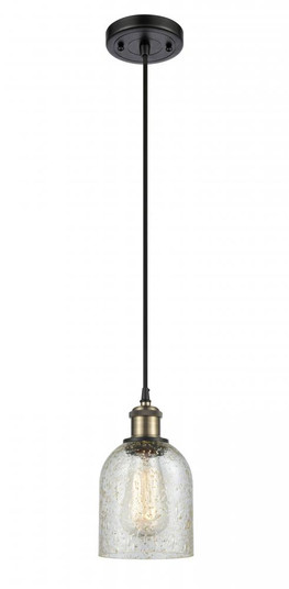 Caledonia - 1 Light - 5 inch - Black Antique Brass - Cord hung - Mini Pendant (3442|516-1P-BAB-G259-LED)