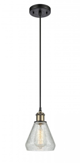 Conesus - 1 Light - 6 inch - Black Antique Brass - Cord hung - Mini Pendant (3442|516-1P-BAB-G275-LED)