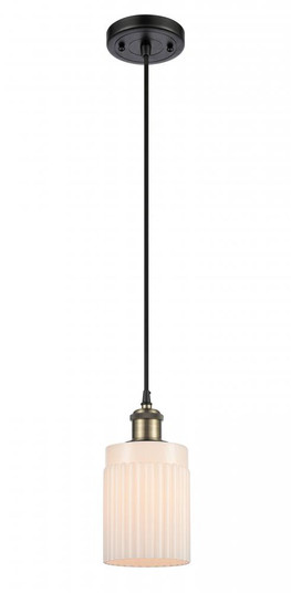 Hadley - 1 Light - 5 inch - Black Antique Brass - Cord hung - Mini Pendant (3442|516-1P-BAB-G341-LED)