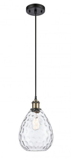Waverly - 1 Light - 8 inch - Black Antique Brass - Cord hung - Mini Pendant (3442|516-1P-BAB-G372-LED)