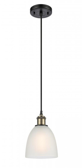 Castile - 1 Light - 6 inch - Black Antique Brass - Cord hung - Mini Pendant (3442|516-1P-BAB-G381)