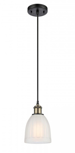 Brookfield - 1 Light - 6 inch - Black Antique Brass - Cord hung - Mini Pendant (3442|516-1P-BAB-G441-LED)
