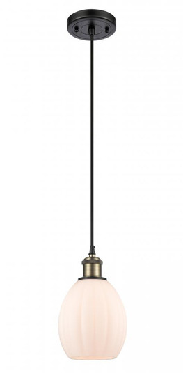 Eaton - 1 Light - 6 inch - Black Antique Brass - Cord hung - Mini Pendant (3442|516-1P-BAB-G81-LED)
