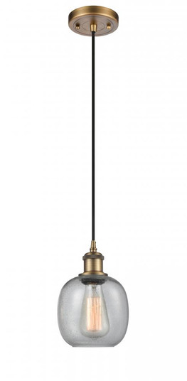 Belfast - 1 Light - 6 inch - Brushed Brass - Cord hung - Mini Pendant (3442|516-1P-BB-G104-LED)