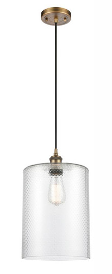 Cobbleskill - 1 Light - 9 inch - Brushed Brass - Cord hung - Mini Pendant (3442|516-1P-BB-G112-L)