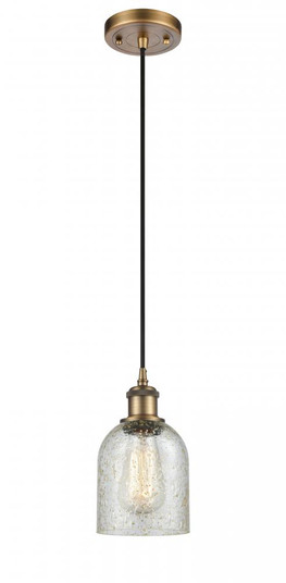 Caledonia - 1 Light - 5 inch - Brushed Brass - Cord hung - Mini Pendant (3442|516-1P-BB-G259-LED)