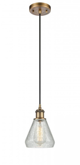 Conesus - 1 Light - 6 inch - Brushed Brass - Cord hung - Mini Pendant (3442|516-1P-BB-G275-LED)
