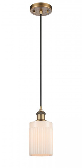 Hadley - 1 Light - 5 inch - Brushed Brass - Cord hung - Mini Pendant (3442|516-1P-BB-G341-LED)