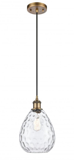 Waverly - 1 Light - 8 inch - Brushed Brass - Cord hung - Mini Pendant (3442|516-1P-BB-G372)