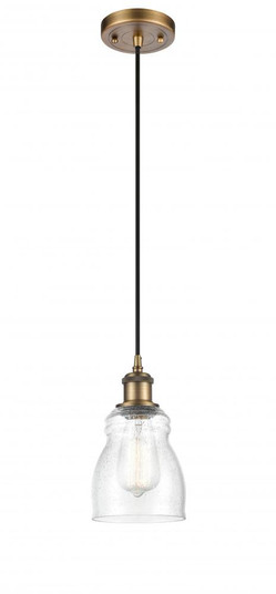 Ellery - 1 Light - 5 inch - Brushed Brass - Cord hung - Mini Pendant (3442|516-1P-BB-G394)