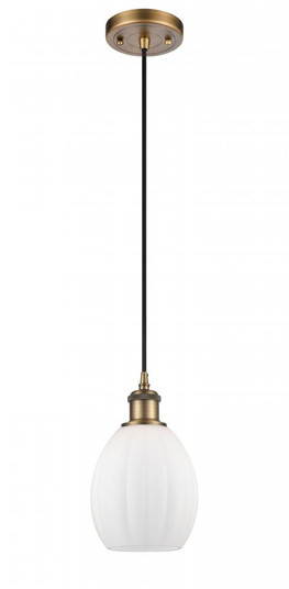 Eaton - 1 Light - 6 inch - Brushed Brass - Cord hung - Mini Pendant (3442|516-1P-BB-G81)