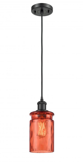 Candor 1 Light Mini Pendant (3442|516-1P-BK-G352-COR)