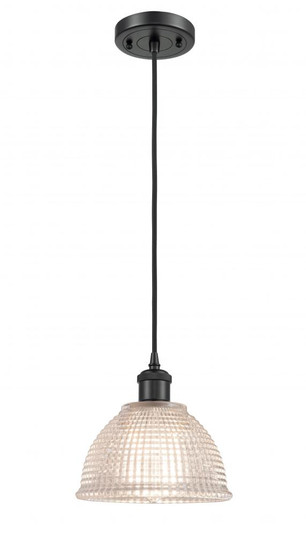 Arietta - 1 Light - 8 inch - Matte Black - Cord hung - Mini Pendant (3442|516-1P-BK-G422)