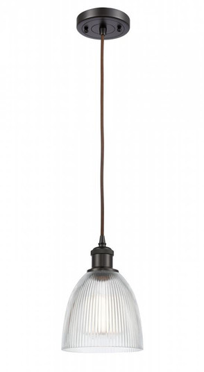 Castile - 1 Light - 6 inch - Oil Rubbed Bronze - Cord hung - Mini Pendant (3442|516-1P-OB-G382)