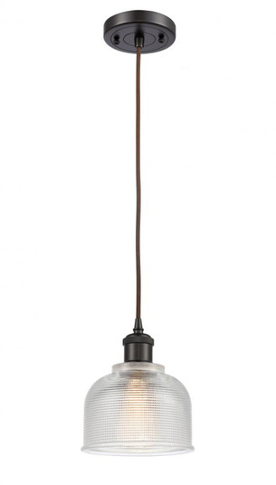 Dayton - 1 Light - 6 inch - Oil Rubbed Bronze - Cord hung - Mini Pendant (3442|516-1P-OB-G412)