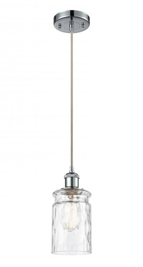 Candor - 1 Light - 5 inch - Polished Chrome - Cord hung - Mini Pendant (3442|516-1P-PC-G352)