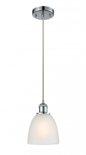 Castile - 1 Light - 6 inch - Polished Chrome - Cord hung - Mini Pendant (3442|516-1P-PC-G381)