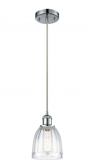 Brookfield - 1 Light - 6 inch - Polished Chrome - Cord hung - Mini Pendant (3442|516-1P-PC-G442-LED)