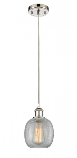 Belfast - 1 Light - 6 inch - Polished Nickel - Cord hung - Mini Pendant (3442|516-1P-PN-G105)