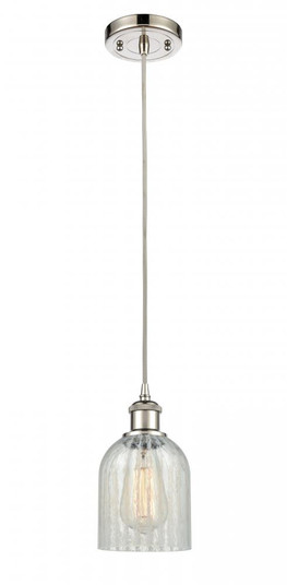 Caledonia - 1 Light - 5 inch - Polished Nickel - Cord hung - Mini Pendant (3442|516-1P-PN-G2511-LED)