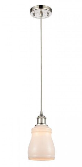Ellery - 1 Light - 5 inch - Polished Nickel - Cord hung - Mini Pendant (3442|516-1P-PN-G391)