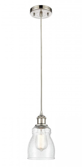 Ellery - 1 Light - 5 inch - Polished Nickel - Cord hung - Mini Pendant (3442|516-1P-PN-G394-LED)