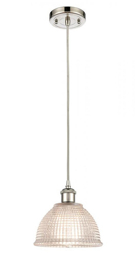 Arietta - 1 Light - 8 inch - Polished Nickel - Cord hung - Mini Pendant (3442|516-1P-PN-G422)