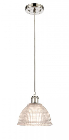 Arietta - 1 Light - 8 inch - Polished Nickel - Cord hung - Mini Pendant (3442|516-1P-PN-G422-LED)